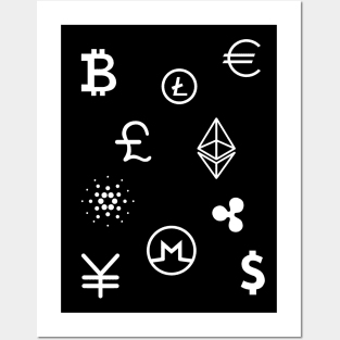 Cryptocurrencies Stonks Posters and Art